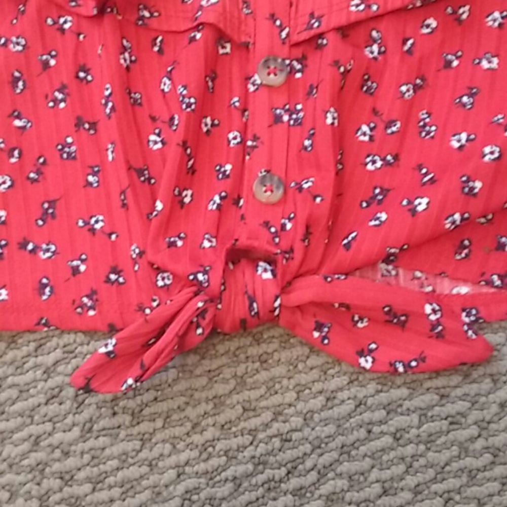 Justice Brand New Button Shirt - Picture 3 of 9